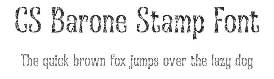 CS Barone Stamp Font by craftsupplyco — Sans Serif Font