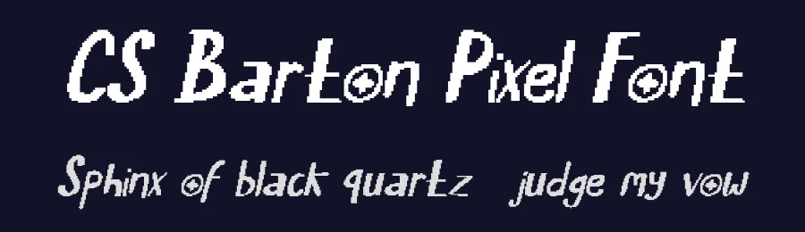 CS Barton Pixel Font by craftsupplyco — Display Font — thumbnail 2