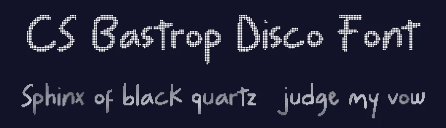 CS Bastrop Disco Font by craftsupplyco — Script Handwritten Font — thumbnail 2