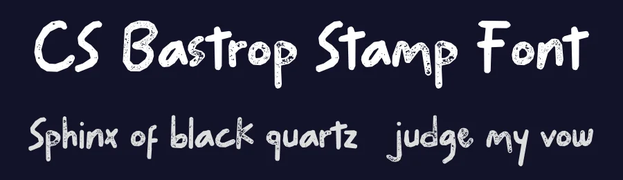 CS Bastrop Stamp Font by craftsupplyco — Script Handwritten Font — thumbnail 2