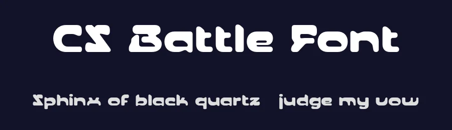 CS Battle Font by craftsupplyco — Display Font — thumbnail 2
