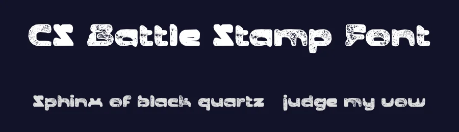 CS Battle Stamp Font by craftsupplyco — Display Font — thumbnail 2