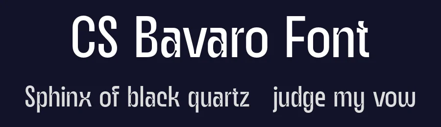 CS Bavaro Font by craftsupplyco — Display Font — thumbnail 2