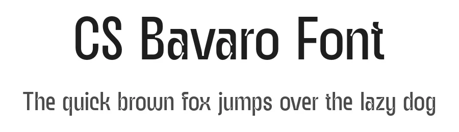 CS Bavaro Font by craftsupplyco — Display Font