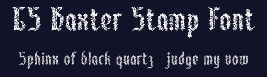 CS Baxter Stamp Font by craftsupplyco — Display Font — thumbnail 2