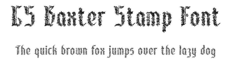 CS Baxter Stamp Font by craftsupplyco — Display Font