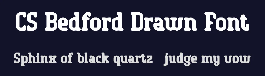 CS Bedford Drawn Font by craftsupplyco — Slab Serif Font — thumbnail 2