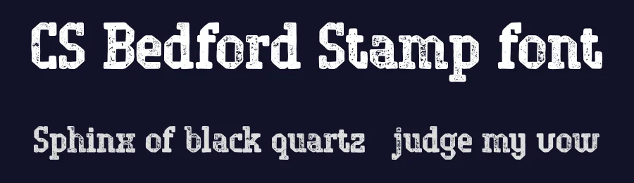 CS Bedford Stamp font by craftsupplyco — Slab Serif Font — thumbnail 2
