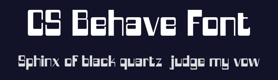 CS Behave Font by craftsupplyco — Display Font — thumbnail 2