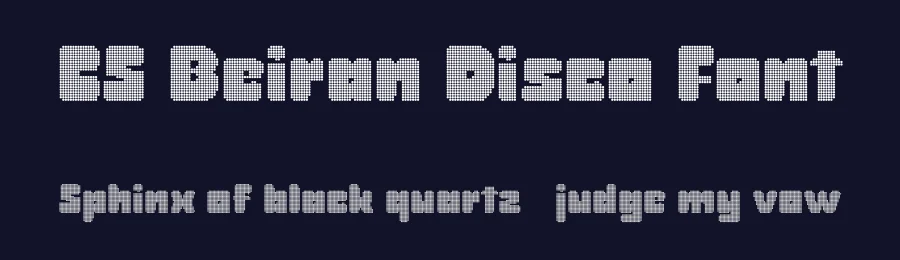 CS Beiran Disco Font by craftsupplyco — Display Font — thumbnail 2