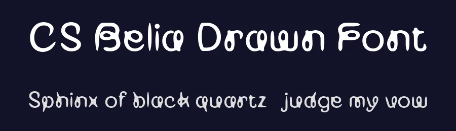 CS Belia Drawn Font by craftsupplyco — Display Font — thumbnail 2