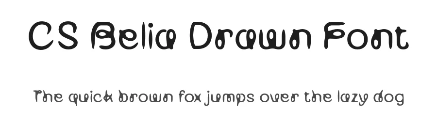 CS Belia Drawn Font by craftsupplyco — Display Font