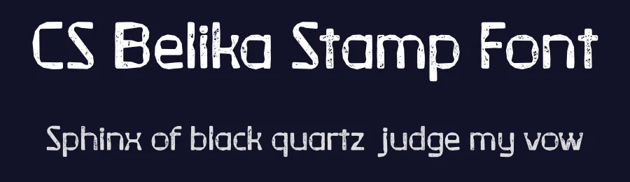 CS Belika Stamp Font by craftsupplyco — Sans Serif Font — thumbnail 2