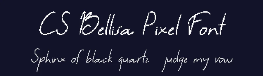 CS Bellisa Pixel Font by craftsupplyco — Display Font — thumbnail 2