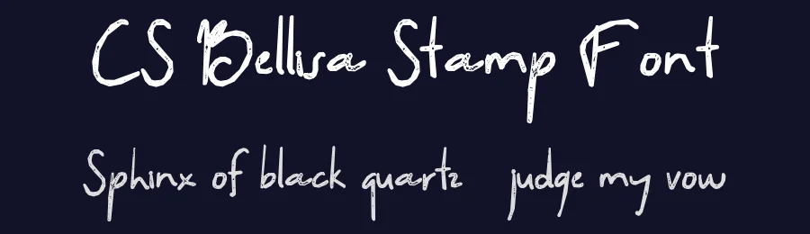 CS Bellisa Stamp Font by craftsupplyco — Script Handwritten Font — thumbnail 2