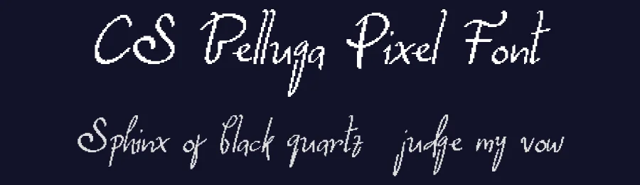 CS Belluga Pixel Font by craftsupplyco — Display Font — thumbnail 2