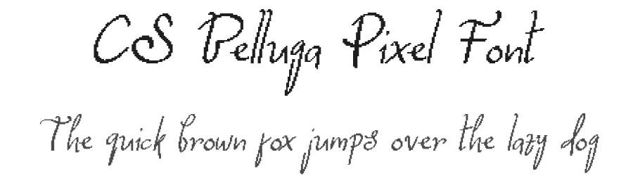 CS Belluga Pixel Font by craftsupplyco — Display Font