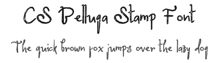CS Belluga Stamp Font by craftsupplyco — Script Handwritten Font