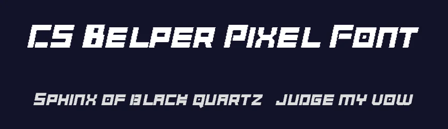 CS Belper Pixel Font by craftsupplyco — Display Font — thumbnail 2