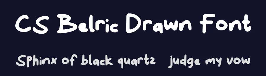 CS Belric Drawn Font by craftsupplyco — Script Handwritten Font — thumbnail 2