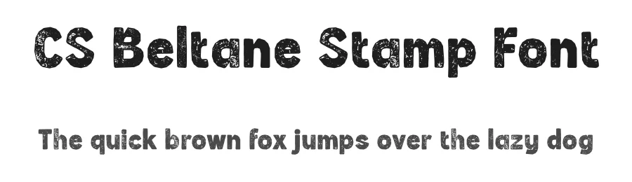 CS Beltane Stamp Font by craftsupplyco — Sans Serif Font
