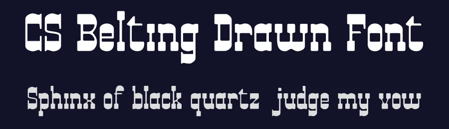 CS Belting Drawn Font by craftsupplyco — Slab Serif Font — thumbnail 2