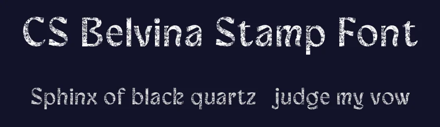 CS Belvina Stamp Font by craftsupplyco — Display Font — thumbnail 2