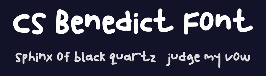CS Benedict Font by craftsupplyco — Script Handwritten Font — thumbnail 2