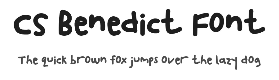 CS Benedict Font by craftsupplyco — Script Handwritten Font
