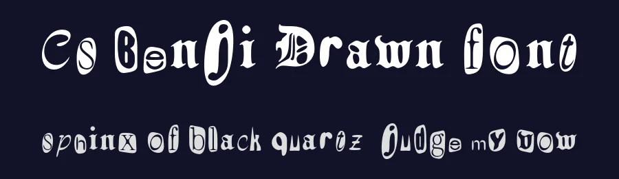 CS Benji Drawn Font by craftsupplyco — Display Font — thumbnail 2