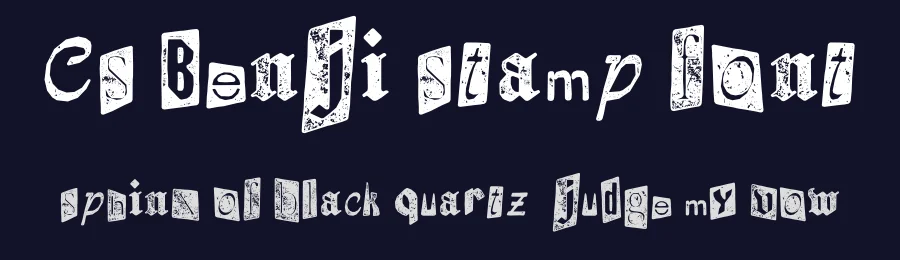 CS Benji Stamp Font by craftsupplyco — Display Font — thumbnail 2