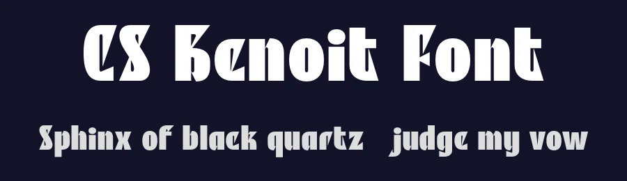 CS Benoit Font by craftsupplyco — Display Font — thumbnail 2