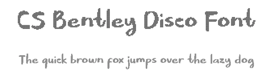 CS Bentley Disco Font by craftsupplyco — Script Handwritten Font