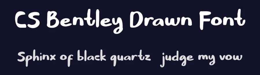 CS Bentley Drawn Font by craftsupplyco — Script Handwritten Font — thumbnail 2