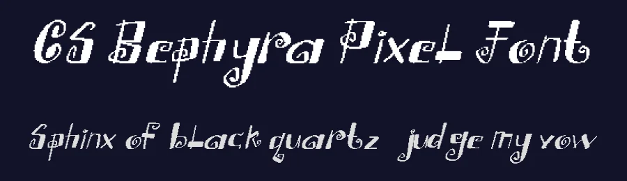 CS Bephyra Pixel Font by craftsupplyco — Display Font — thumbnail 2
