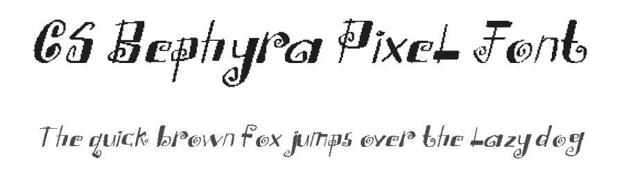 CS Bephyra Pixel Font by craftsupplyco — Display Font