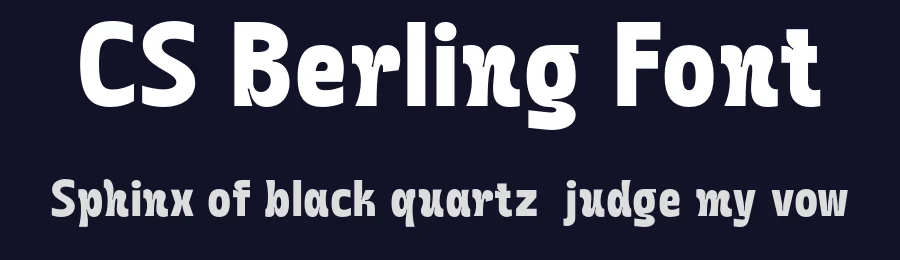 CS Berling Font by craftsupplyco — Display Font — thumbnail 2