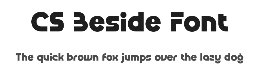 CS Beside Font by craftsupplyco — Display Font