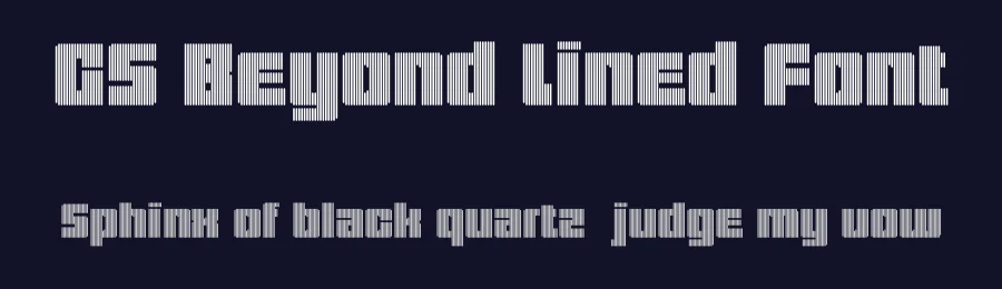 CS Beyond Lined Font by craftsupplyco — Display Font — thumbnail 2