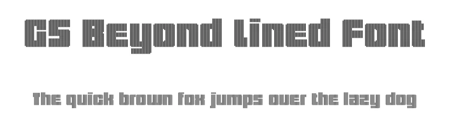 CS Beyond Lined Font by craftsupplyco — Display Font