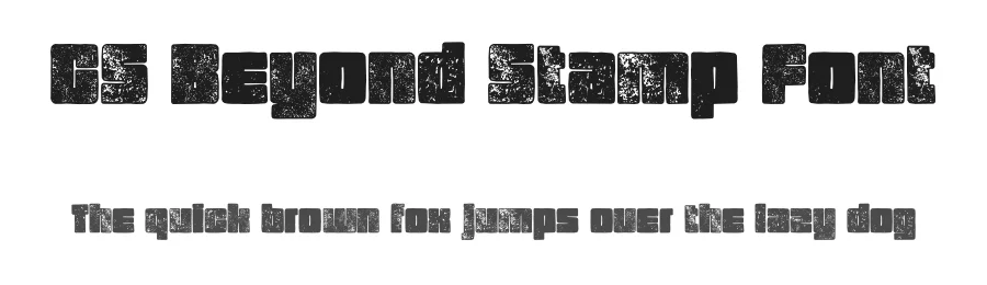 CS Beyond Stamp Font by craftsupplyco — Display Font