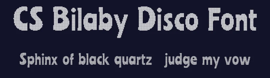 CS Bilaby Disco Font by craftsupplyco — Display Font — thumbnail 2