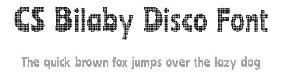 CS Bilaby Disco Font by craftsupplyco — Display Font