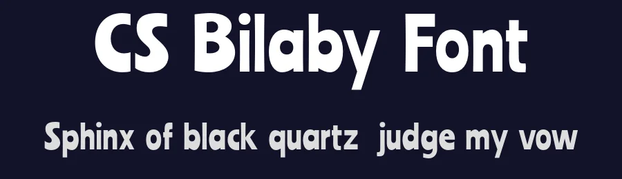 CS Bilaby Font by craftsupplyco — Display Font — thumbnail 2