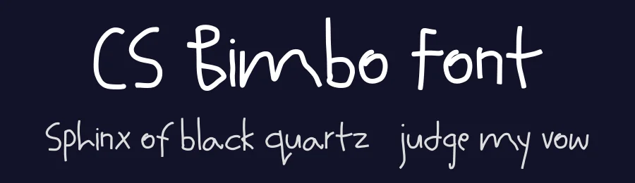 CS Bimbo Font by craftsupplyco — Script Handwritten Font — thumbnail 2