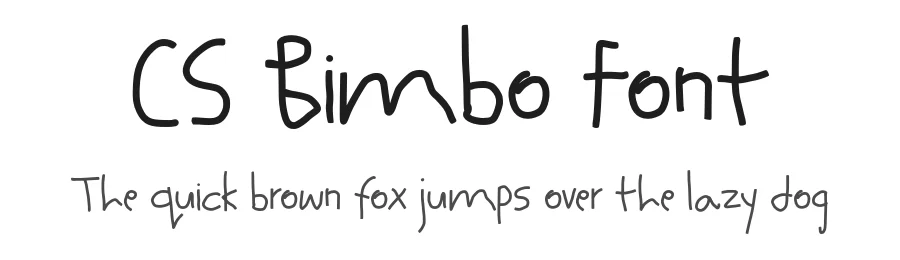 CS Bimbo Font by craftsupplyco — Script Handwritten Font