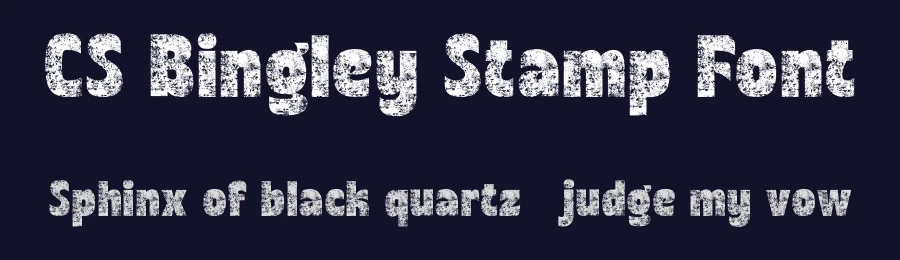 CS Bingley Stamp Font by craftsupplyco — Display Font — thumbnail 2