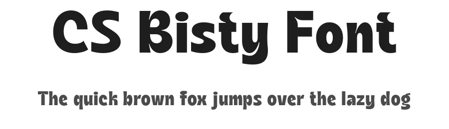 CS Bisty Font by craftsupplyco — Display Font