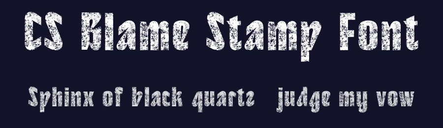 CS Blame Stamp Font by craftsupplyco — Display Font — thumbnail 2