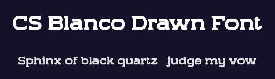 CS Blanco Drawn Font by craftsupplyco — Slab Serif Font — thumbnail 2